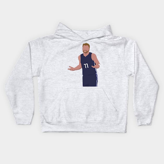 Luka Doncic Kids Hoodie by SickSticksCo